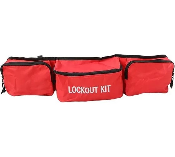 Изображение товара Сумка для блокираторов Точка Безопасности 2 отделения 160x120x100 мм, 1 отделение 230x120x100 мм, красный gwrZ06