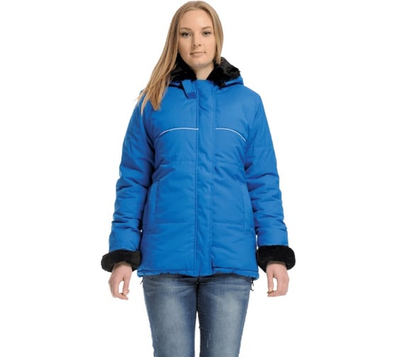 Изображение товара Утепленная женская куртка ГК Спецобъединение ЗИМУШКА василёк, размер 88-92, рост 158-164 Кур 609/ 88/158