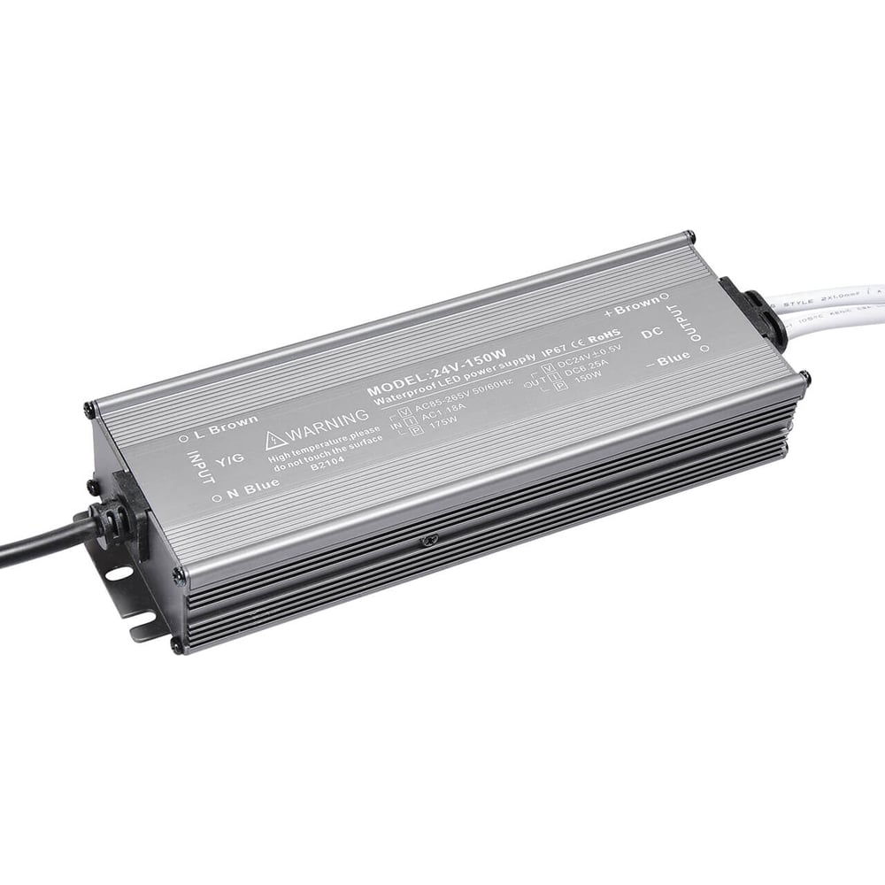 Изображение товара Блок питания LEDCRAFT LC-WP-150W-24V IP67 надёжный и компактный