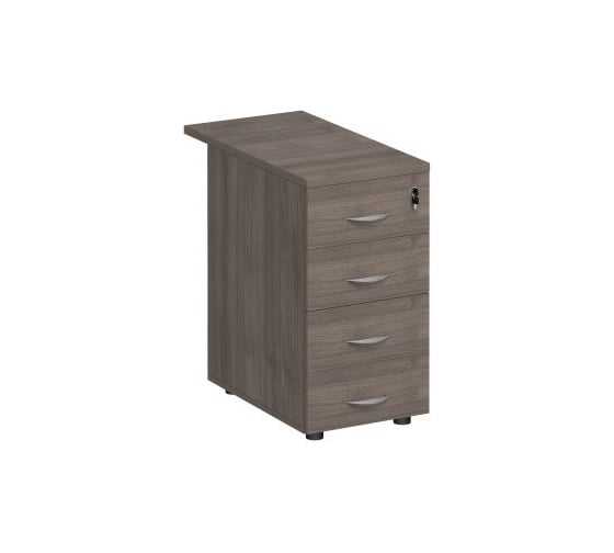 Изображение товара Приставная тумба Юнитекс "Комфорт" 4 ящика, 40х75х75 см, дуб шамони темный К.303_ШТ