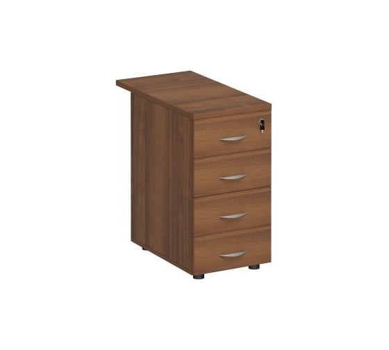 Изображение товара Приставная тумба Юнитекс "Комфорт" 4 ящика, 40х75х75 см, орех французский К.303_ОФ