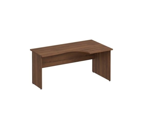 Изображение товара Эргономичный правый стол Юнитекс "Комфорт" 160х90х75 см, орех французский К.123_ОФ