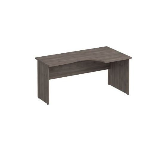 Изображение товара Эргономичный правый стол Юнитекс "Комфорт" 160х90х75 см, дуб шамони темный К.123_ШТ