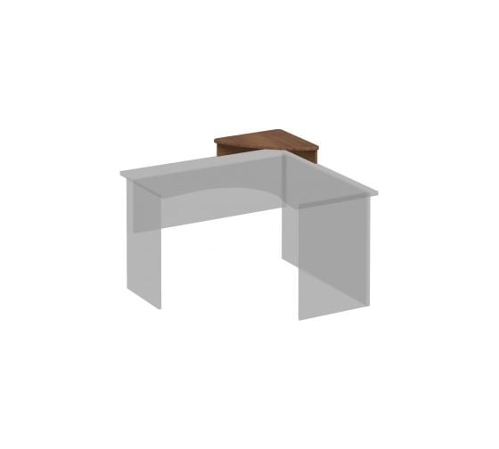 Изображение товара Подставка для монитора Юнитекс "Комфорт" 50х50х10 см, орех французский К.703_ОФ