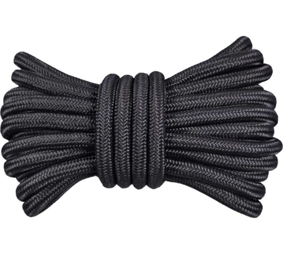 Изображение товара Шнур плетеный полипропиленовый ООО Оптхозторг 10 мм 20 м черный 05810203