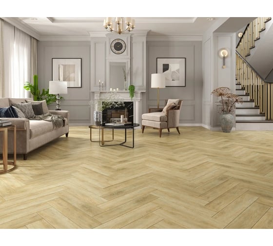 Изображение товара Кварц-виниловый ламинат TULESNA (spc) art parquet eccellent ёлка 1,95 м2 1005-10