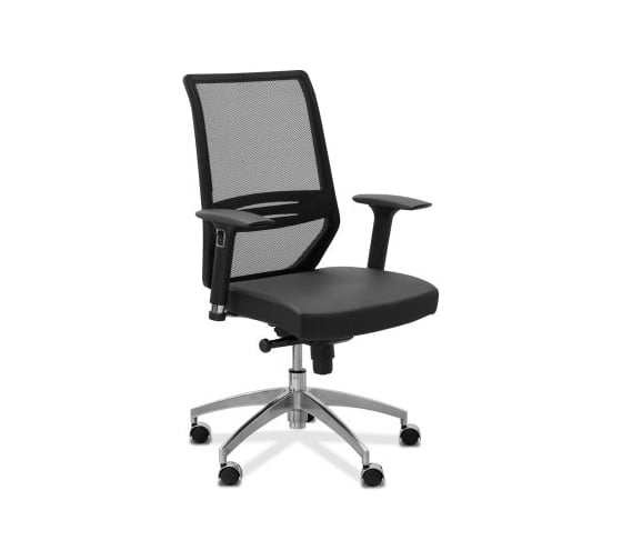 Изображение товара Кресло "Aero lux" Юнитекс, X/SL/3D спинка сетка чёрная B01 сиденье ткань чёрная TW01, AE/X/SL/3D/B01/TW01