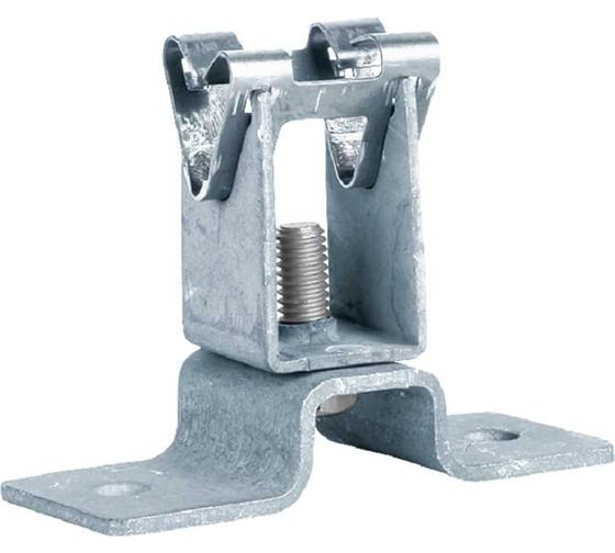 Изображение товара Опорный держатель молниепроводника Protectpro 8-10мм металлический, оцинкованный, L=45мм 4014