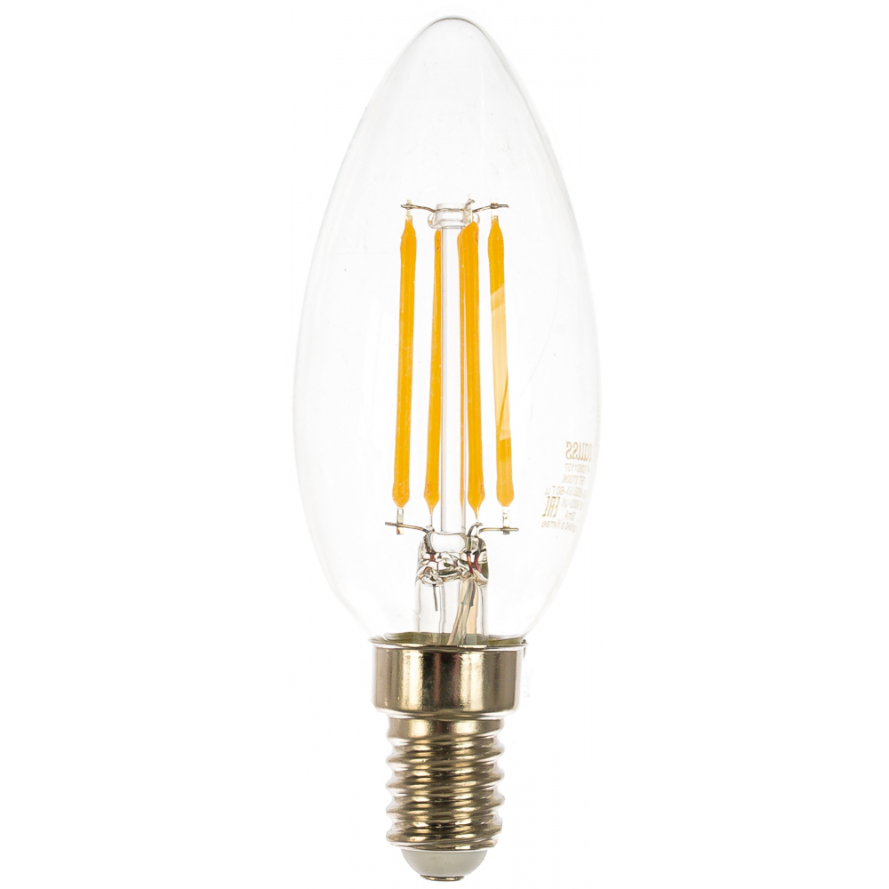 фото Лампа gauss led filament свеча e14 7w 550lm 2700к 103801107