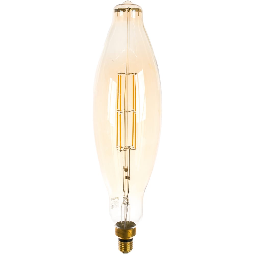 фото Лампа gauss led vintage filament bt120 8w e27 120х420mm golden 780lm 2400k 155802008