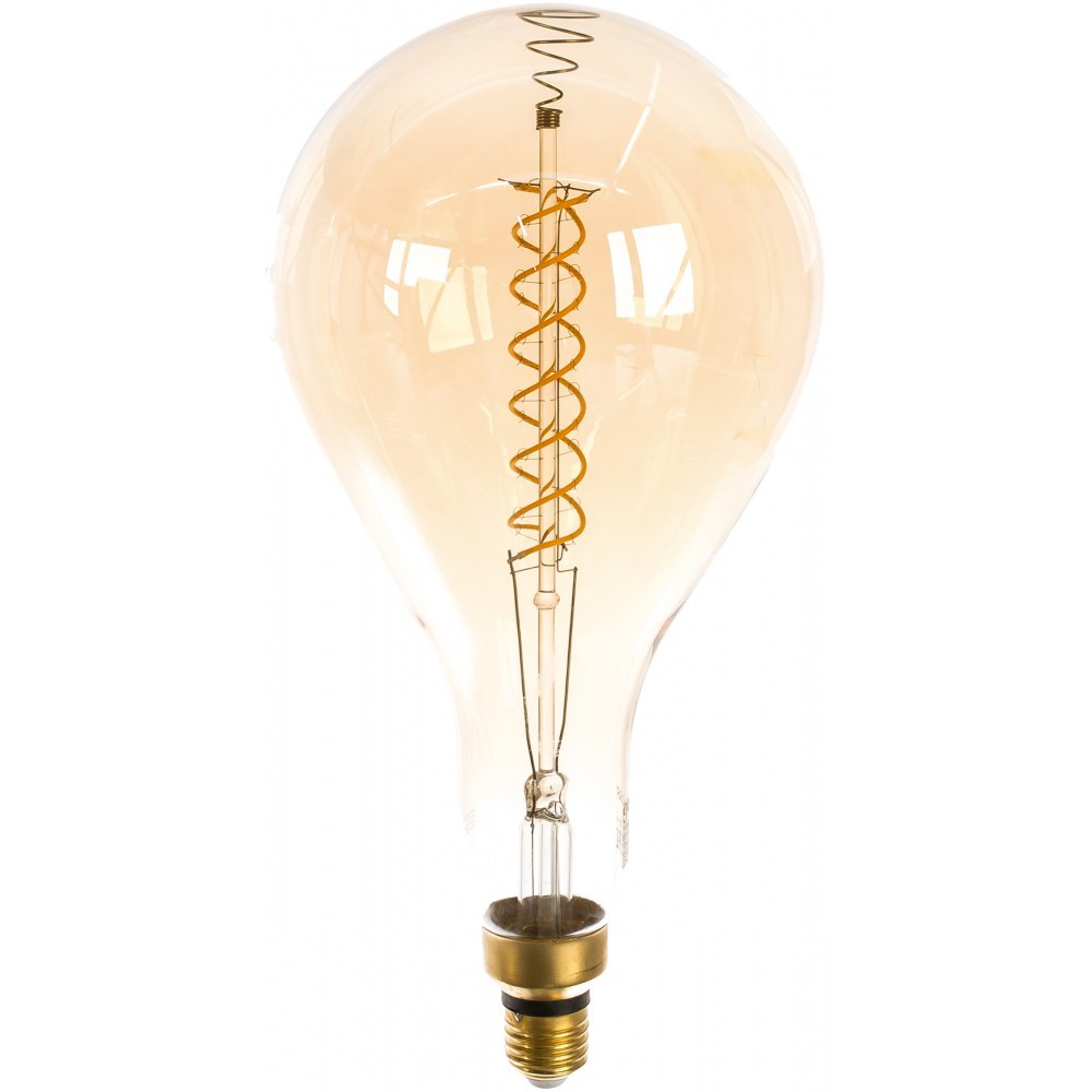 фото Лампа gauss led vintage filament flexible a160 8w e27 160х300mm golden 620lm 2400k 150802008