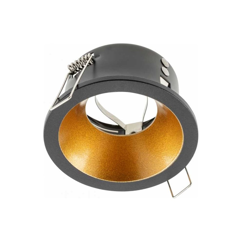 Изображение товара Корпус для точечного светильника ELVA GTV IP54 круглый черный/медь Ø85 мм