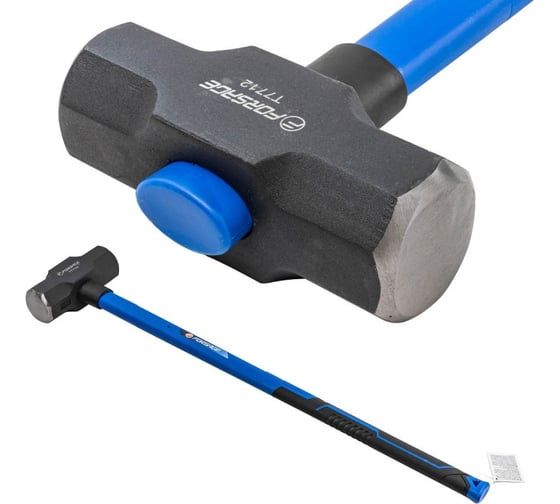 Изображение товара Кувалда с фибергласовой ручкой и резиновой противоскользящей накладкой Forsage (5400г, L ручки-800мм) F-T7712(56666)