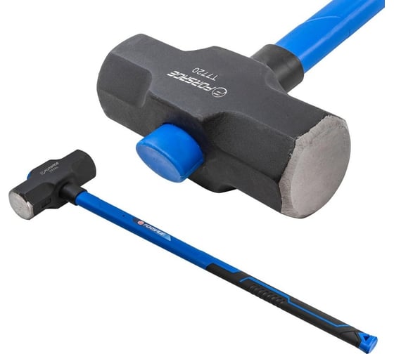 Изображение товара Кувалда с фибергласовой ручкой и резиновой противоскользящей накладкой Forsage (9000г, L ручки-800мм) f-t7720 56670