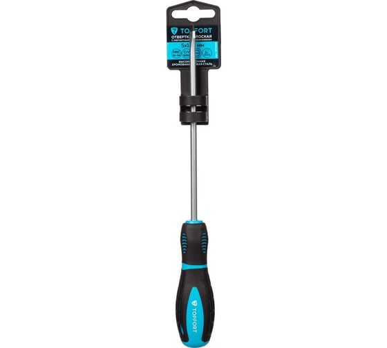 Изображение товара Отвертка Topfort шлицевая SL 5,5x150 1674426