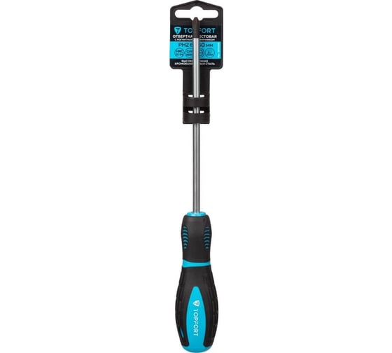 Изображение товара Отвертка Topfort крестовая PH2 6x150 1674429