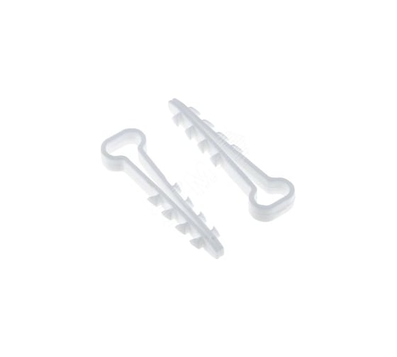 Изображение товара Дюбель-хомут для плоского кабеля EKF белый, PROxima, 100 шт. plc-cd1-5x10w