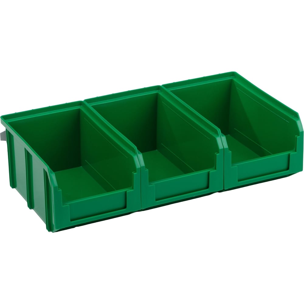 Изображение товара Настенный органайзер СТЕЛЛА-ТЕХНИК 3 зеленых ящика v-2 V-2-440-зеленый