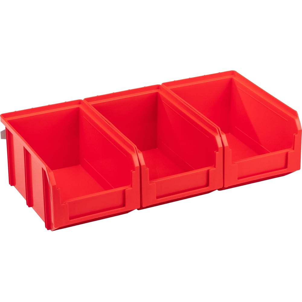 Изображение товара Настенный органайзер СТЕЛЛА-ТЕХНИК 3 красных ящика v-2 V-2-440-красный