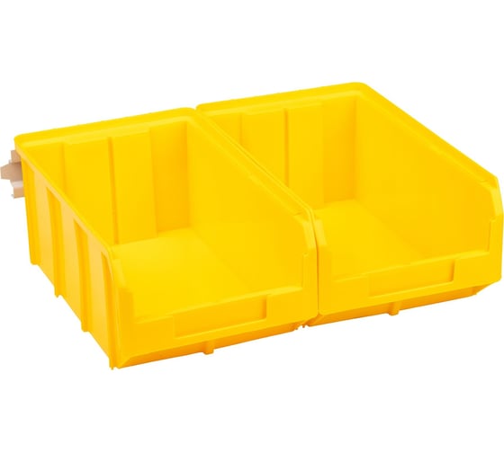 Изображение товара Настенный органайзер СТЕЛЛА-ТЕХНИК 2 желтых ящика v-3 V-3-440-желтый