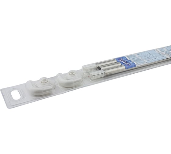 Изображение товара Угловой п-образный карниз Сантис blister хром 002019