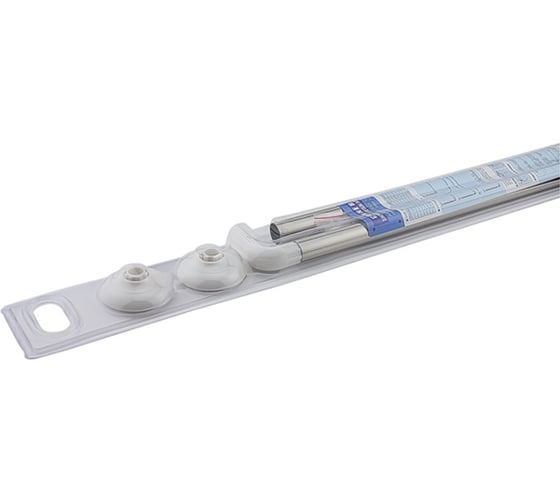 Изображение товара Угловой г-образный карниз Сантис blister хром 002017