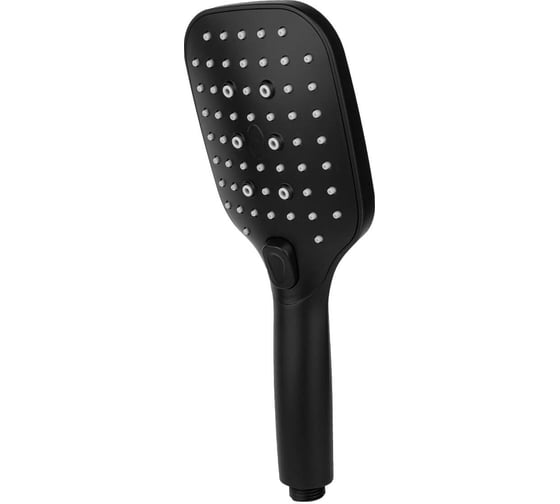 Изображение товара Лейка для душа Сантис 618 bl, 3 режима, черная, хедер 039193