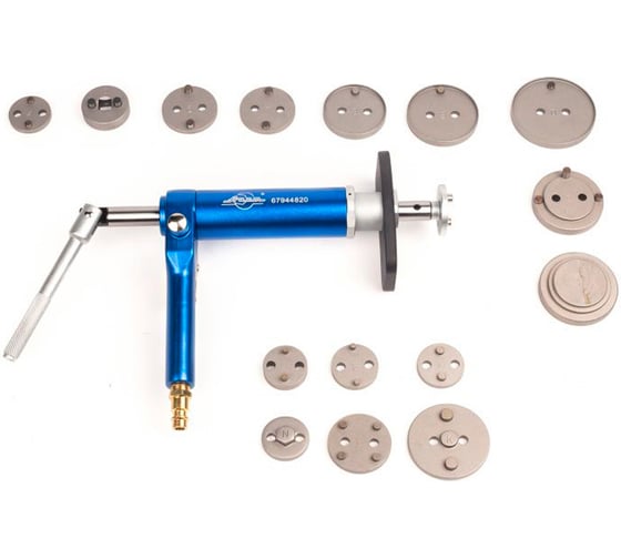 Изображение товара Приспособление для утапливания тормозных цилиндров пневматическое с насадками AIST 67944820 00-00009622