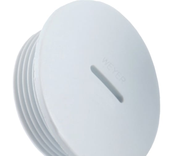 Изображение товара Заглушка отверстия WEYER DPK-M20G - заглушка под плоскую отвертку, нар. M20x1.5 WE6802100