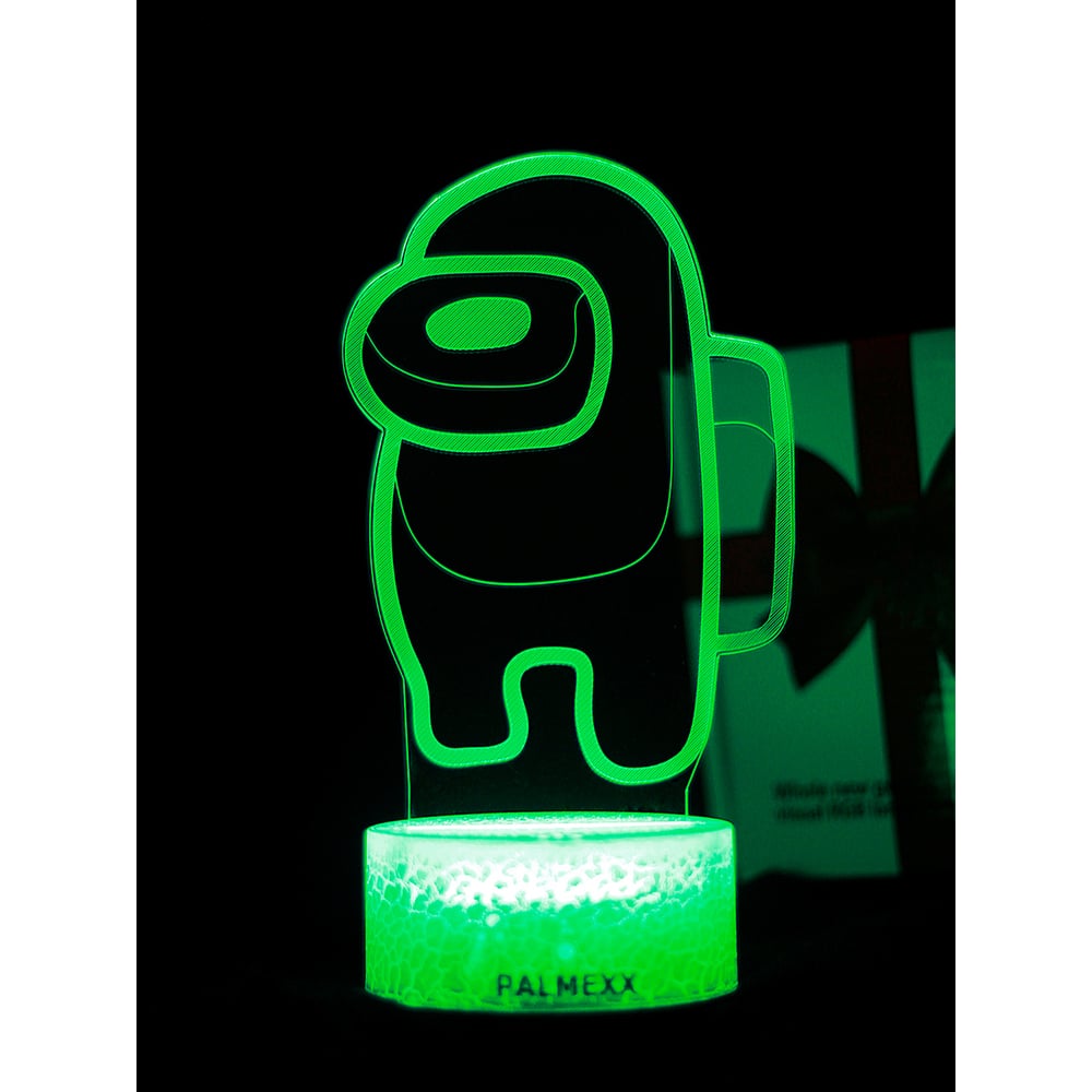 Изображение товара Светодиодный ночник PALMEXX 3d светильник LED RGB 7 цветов для детей и взрослых