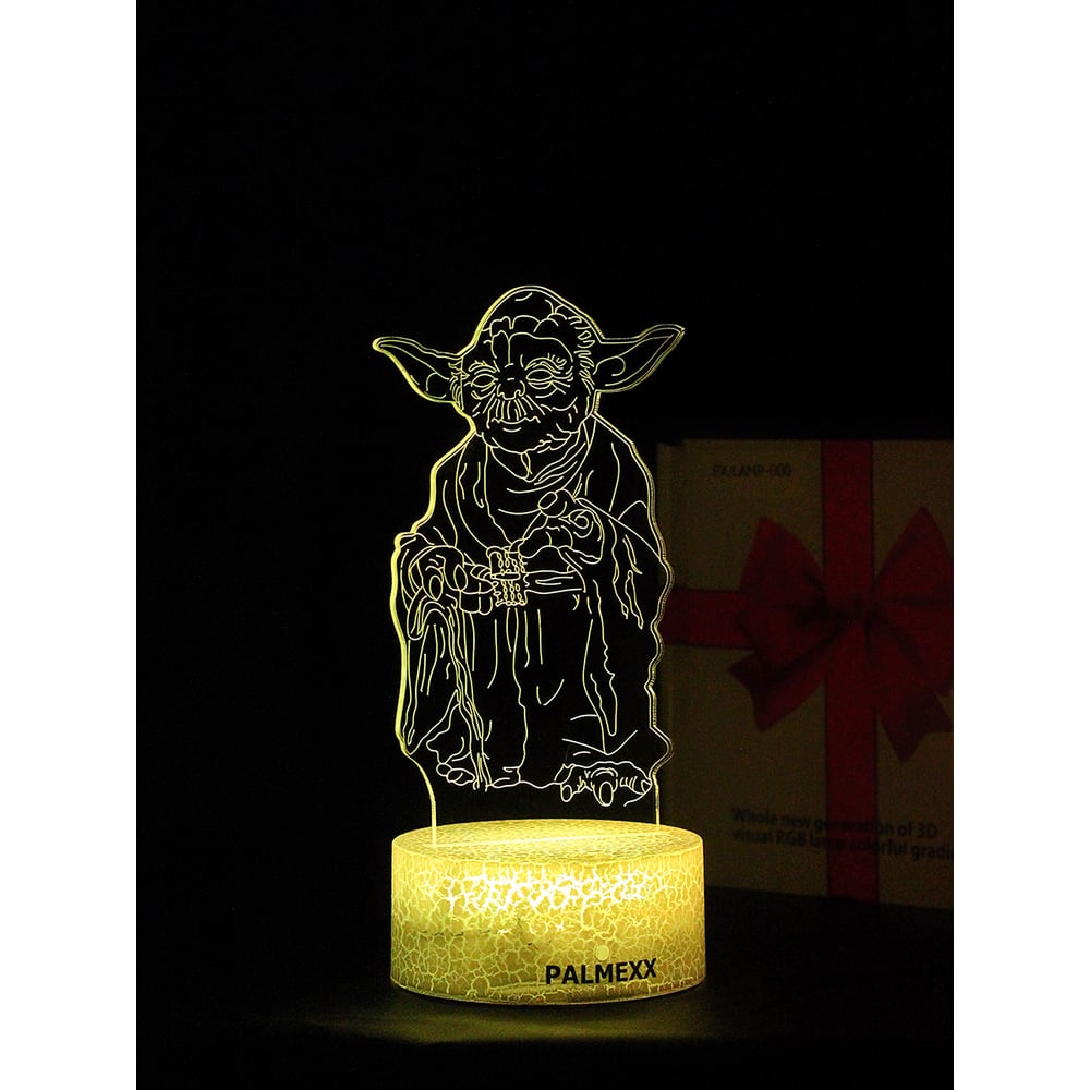 Изображение товара Светодиодный ночник PALMEXX 3D светильник RGB 7 цветов