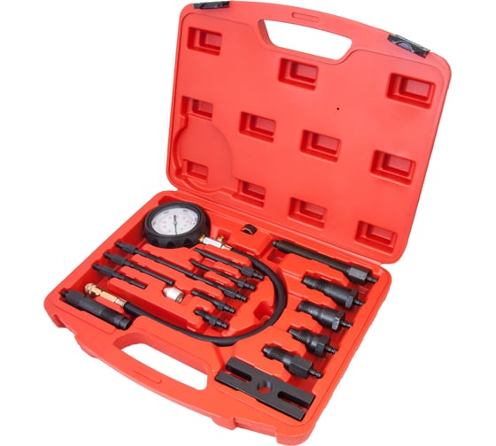 Изображение товара Компрессометр для дизельных грузовиков с 14 адаптерами AV Steel, AV-925005