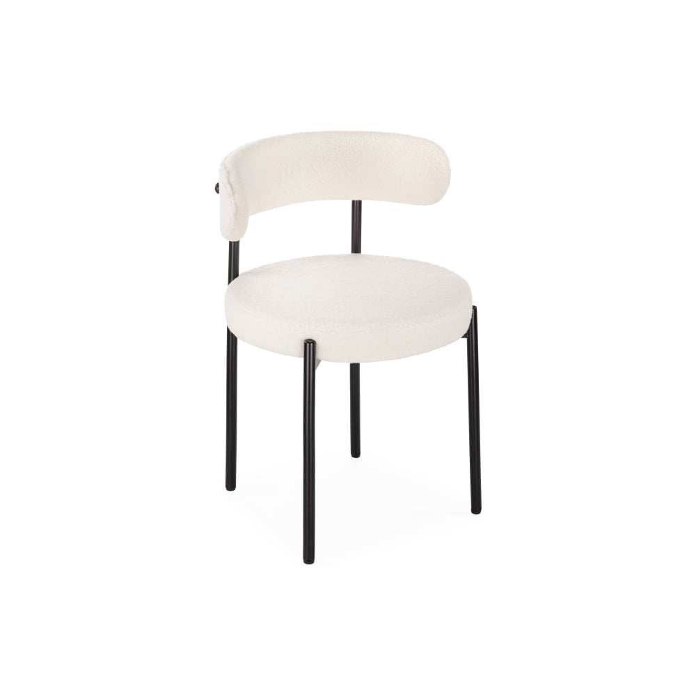 Изображение товара Стул на металлокаркасе Woodville rudi white/black 15602