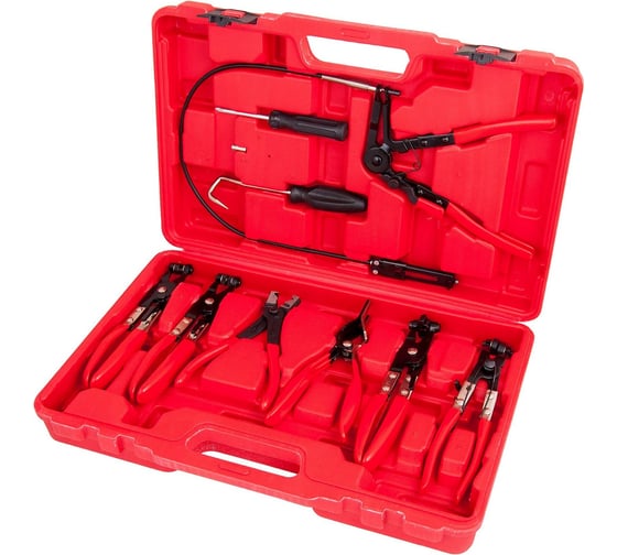 Изображение товара Набор съемников хомутов 9 предметов AV Steel, AV-920021