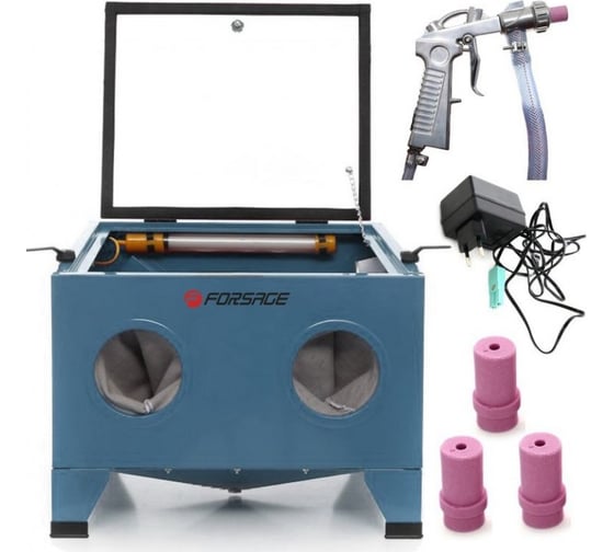 Изображение товара Пескоструйнаякамера настольная пневмо. Forsage, F-SBC90(7398)