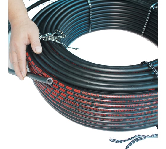 Изображение товара Рукав высокого давления HEIBERG Dn12 DIN EN857 2SC ,1/2",W.P. 310 BAR,100 м 0002SC12