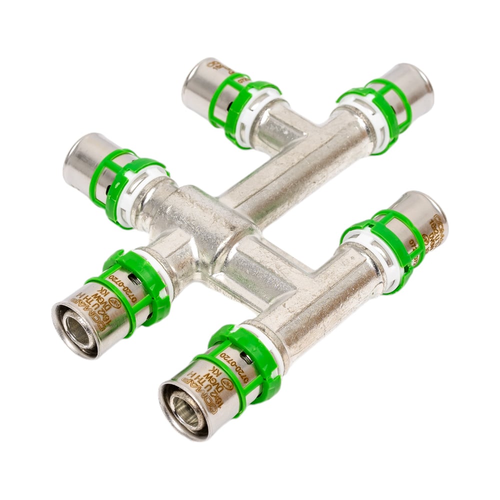 Изображение товара Крестовина COMAP 16-16-16 пресс из латуни без резьбы