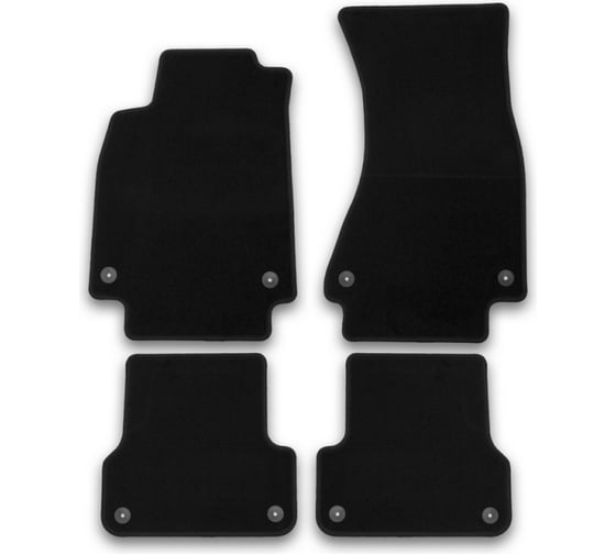 Изображение товара Коврики в салон Klever Econom AUDI A6 2015-, сед., ун., 4 шт. КLEVER01042001200k KLEVER01042001200k