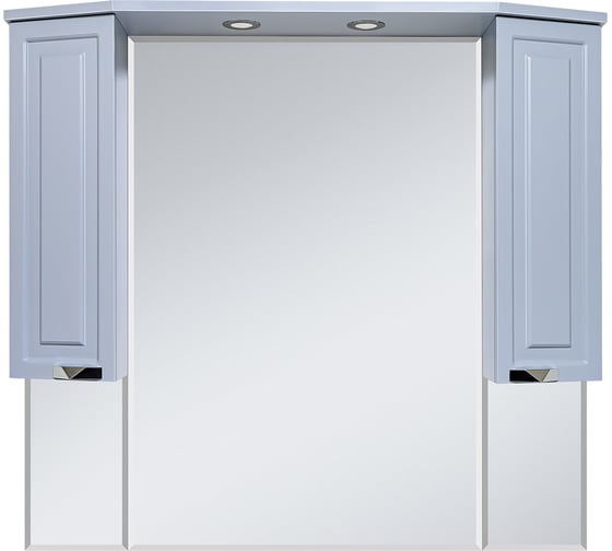 Изображение товара Зеркало-шкаф Misty терра 110 серое П-Тер02110-0501