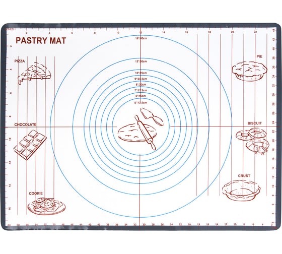 Изображение товара Мат для выпечки с разметкой S-CHIEF силикон, 44.5x61.5 см, 1 шт. SHF-0126 695112