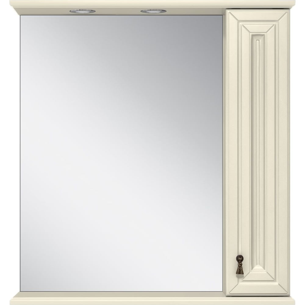 Изображение товара Зеркало-шкаф Misty лувр 85 слоновая кость, правый П-Лвр03085-1014П Изображение товара Зеркало-шкаф Misty лувр 85 слоновая кость, правый П-Лвр03085-1014П
