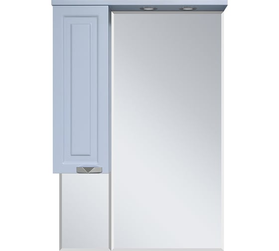 Изображение товара Зеркало-шкаф Misty терра 70 левый серый П-Тер02070-0501Л