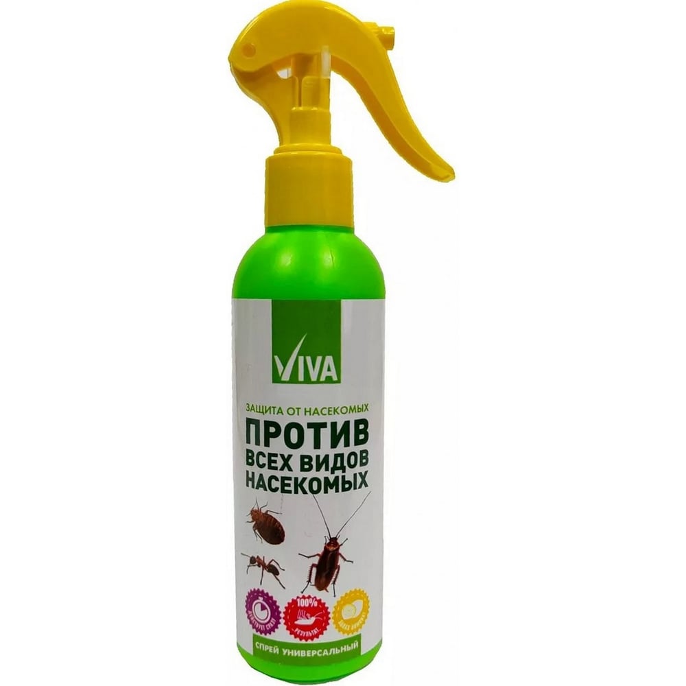 Универсальный спрей от насекомых Viva 200 мл 003