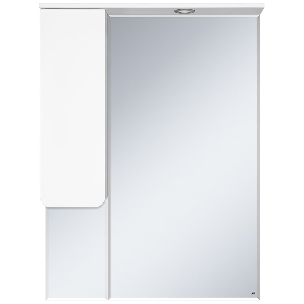 Изображение товара Зеркало-шкаф Misty 75 белая эмаль с подсветкой