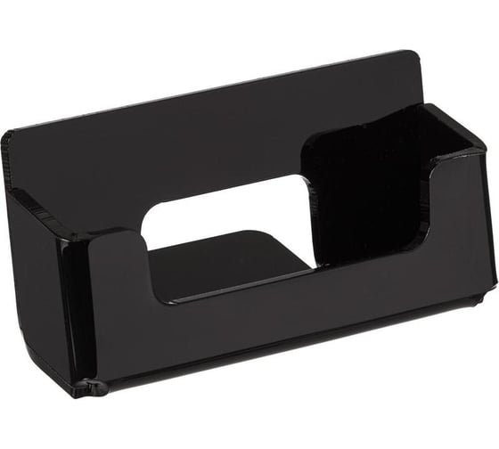 Изображение товара Настольная подставка для визиток Комус 95x20 мм, черный 219388