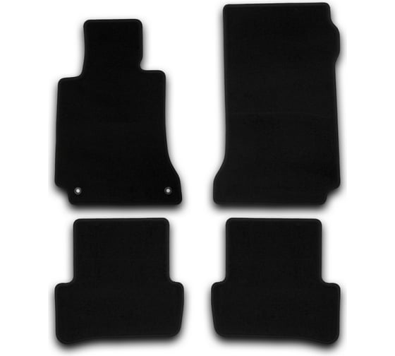 Изображение товара Коврики в салон Klever Econom MERCEDES-BENZ C-Class W204 АКПП 2007-2014, 4 шт. КLEVER013439101200k KLEVER013439101200k