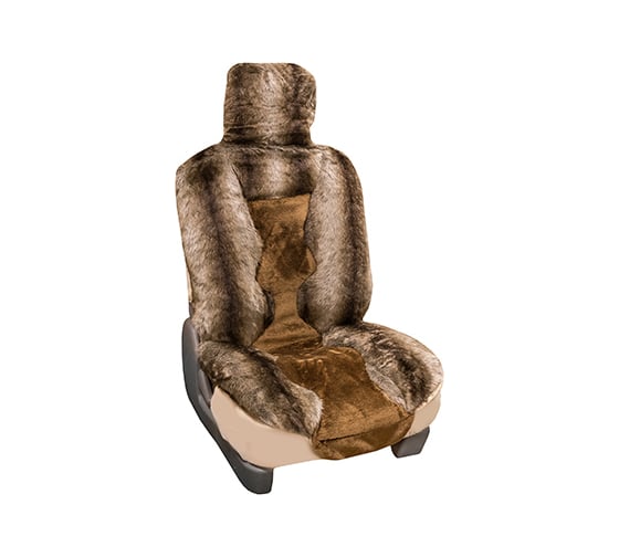 Изображение товара Чехлы на сиденья SKYWAY меховые, искусственный мутон, 5 предметов S03001072