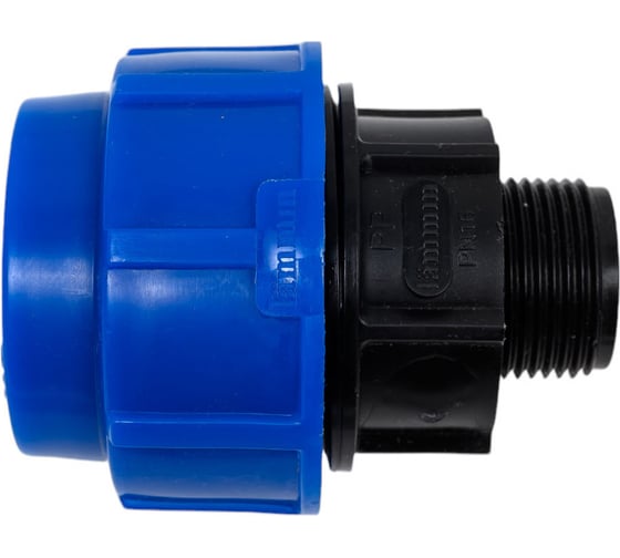 Изображение товара Компрессионная муфта для ПЭ труб LAMMIN нр 32x3/4" Lm34003032020