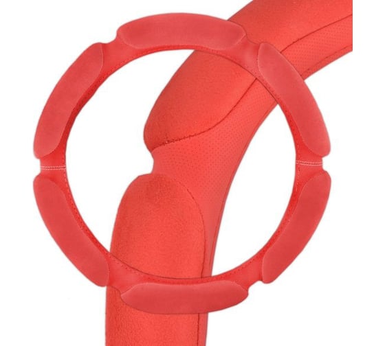 Изображение товара Оплетка SKYWAY Sponge classic 6 подушечек, XL, красный, замша S01101020