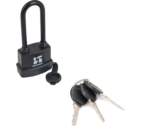 Изображение товара Навесной замок с одной секретностью Аллюр всепогодный, ВС1Ч-375ПД КА, 3 ключа, d 8,5 мм 14678